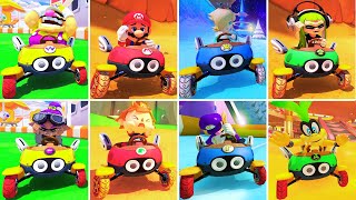 All Lose Animations  BUGGY BUD  Mario Kart 8 Deluxe DLC Wave 6 [upl. by Edwards269]