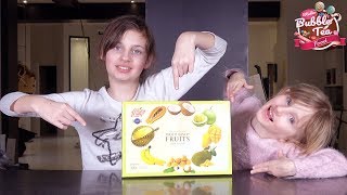 EXOTIQUE DES FRUITS SÉCHÉS THAILANDAIS TRÈS SPÉCIAUX  Studio Bubble Tea Food unboxing food [upl. by Pepper]