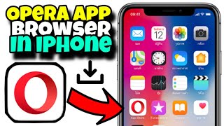 Opera mini ai app in iPhone  opera ai browser new features on iPhone  opera mini app in iPhone [upl. by Holmann705]