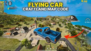 Free fire flying car map code  craftland flying car map code india server [upl. by Enajiram]