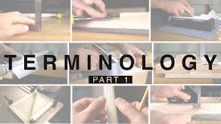 Beginner Woodworking and Carpentry Terminology Part 1 [upl. by Thar414]