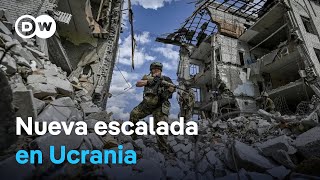 Ucrania emite alertas de bombardeo en casi todo su territorio tras ataques rusos [upl. by Oryaj]