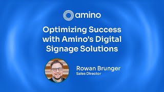 Optimizing Success with Aminos Digital Signage Solutions [upl. by Capello823]