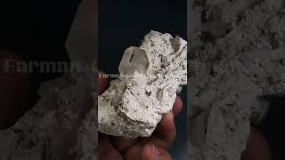 Faden Quartz specimen aquamarinewindowquartzcrystalmineraltourmalinejewellrygemstonerubiart [upl. by Yeo]