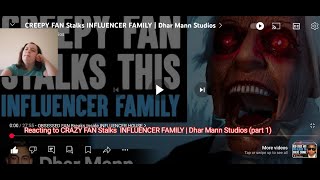 Reacting to CRAZY FAN Stalks INFLUENCER FAMILY  Dhar Mann Studios part 1 [upl. by Enitram]