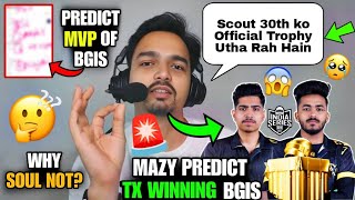 🚨Mazy Predict TX Easily Winning BGIS🏆🥵 Mazy Predict MVP of BGIS 🤔😱 [upl. by Nasya]