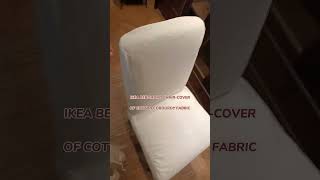 Customized IKEA BERGMUND chair cover Thick Cotton Corduroy Sofacovers perfectly fit [upl. by Atinod]