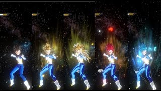 Transformations Super Saiyan 123GODBLUE FOR FEMALE SAIYAN CAC l Xenoverse 2 Mods [upl. by Yenffad]