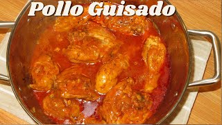 Como Hacer un Rico y Fácil Pollo Guisado Jugoso y con sazón delicioso [upl. by Weider]