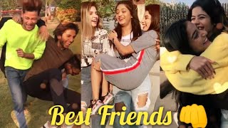 👬 Best friends 👭 forever Bff💞💞Tik tok videos on friendship [upl. by Ahcmis]