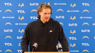 Justin Herbert Postgame Press Conference vs Packers  LA Chargers [upl. by Idnam]