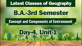 Day4  BA 3rd semester Geography Unit1 fully detailed class newsyllabus geography [upl. by Ferretti]