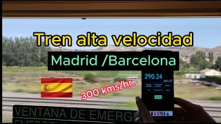 MADRIDBARCELONA en tren de alta velocidad [upl. by Coady411]