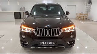 BMW X3 SDrive 20I LED Sunroof New Shape 2014 Brown  SNJ1387J [upl. by Noremmac]