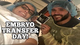 Embryo Transfer Day  IVF Journey [upl. by Narej852]