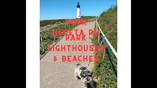 TOUR HECETA BEACH RV PARK LIGHTHOUSES AND BEACHES My Solo Cross Country Trip 2023 Ep 75 [upl. by Dame]