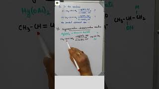 Hydrocarbon  Oxymercuration  Demercuration  Alkene  168 [upl. by Aisset]