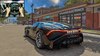 Bugatti La Voiture Noire  The Crew Motorfest  Thrustmaster T300RS gameplay [upl. by Lunsford614]