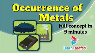 Class 10 Science Chapter 3 Metals and Non  metals  Occurrence of Metals [upl. by Alleram76]