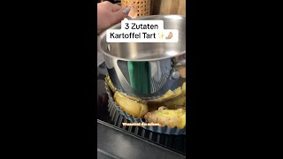 3 Zutaten Kartoffel Tart 😋 justspices einfacherezepte viralerezepte foodlover [upl. by Oly]