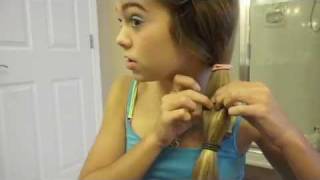 Fishtail hairstyle in 30 Seconds  Chelsea Crockett [upl. by Sikata]