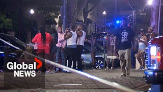 Birmingham mass shooting 4 dead 17 injured in what Alabama police believe was “targeted hit” [upl. by Morell]