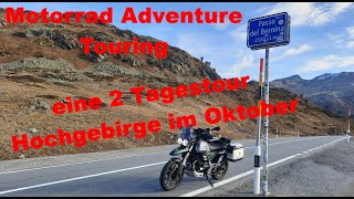 Motorrad Adventure Touring Moto Guzzi V85 TT am Stilfser Joch  Livigno Bernina und Julierpass [upl. by Bernstein487]