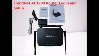 Trendnet AC1200 Dual Band Wireless Router Login and setup  TEW812DRU TEW818DRU  AC1900 TEW831 [upl. by Ariada]