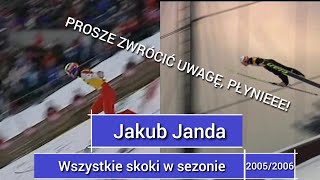 Jakub Janda  wszystkie skoki w sezonie 20052006 [upl. by Pierrette382]