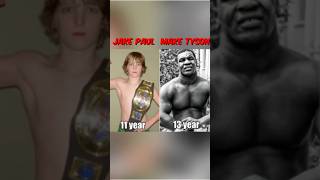 Jake Paul at 15 yers old and Make Tyson at 15 yers old boxing miketyson mma fighter [upl. by Eicyal]