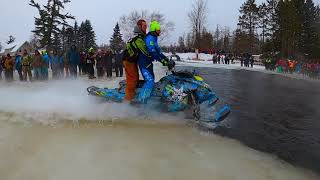 Pickerel Lake 2021 PT2 Sleds Skimming Water [upl. by Edecrem491]