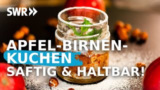 Streuobstkuchen ApfelBirne im Glas  Koch ein [upl. by Chenee]