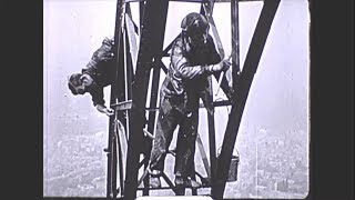 Painting the Eiffel TowerOn repeint la Tour Eiffel 1924 [upl. by Clint665]