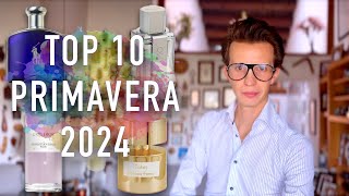 Top 10 Perfumes Primavera 2024 [upl. by Anhavas196]