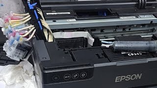 Epson L18050 L8050 Head problem Carriage problem papar jam problem full reset L8180 head Problem [upl. by Chancelor]