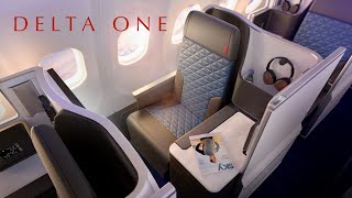 DELTA ONE A330900neo Business Class Amsterdam to Salt Lake City luxury suite [upl. by Malet718]