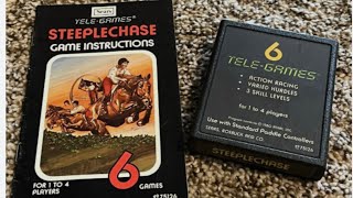 Steeplechase 1981 Atari 2600  Sears Exclusive [upl. by Ahsyat]