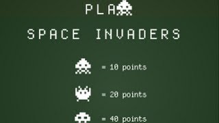 Space Invaders  The famous Classic Game at FunHostNetspaceinvaders [upl. by Maggee808]