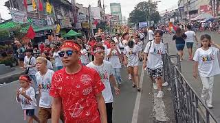 VIVA STO NIÑO 2024 LAKBAYAW FESTIVAL STREET DANCING PART 2mdtvlogs [upl. by Anos]