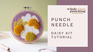 Learn how to punch needle Complete punch needle and tufting tutorial for beginners [upl. by Ecinev]