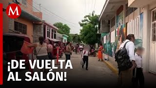 Regresan a clases 111 mil alumnos en mil 70 escuelas de la región del Istmo de Tehuantepec Oaxaca [upl. by Llig59]