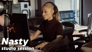 Ariana Grande recording quotnastyquot Full Studio Session [upl. by Anne-Corinne]