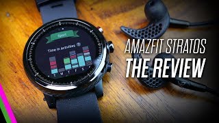 Amazfit Stratos  The Review [upl. by Ahsemal424]