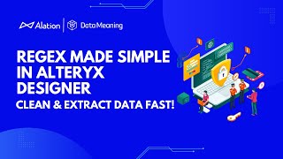 Regex Made Simple in Alteryx Designer – Clean amp Extract Data Fast [upl. by Adnalram734]