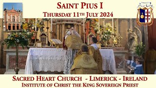 Thursday 11th July 2024 Saint Pius I [upl. by Naed]