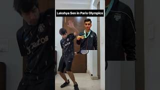 Me practising for Olympics’28 lakshyasen olympics shortfeed badminton neerajchopra viralshorts [upl. by Yllehs]