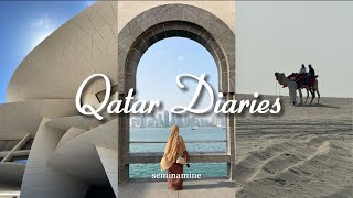 QATAR DIARIES 🐪🌴  my first time in Doha [upl. by Vaientina]