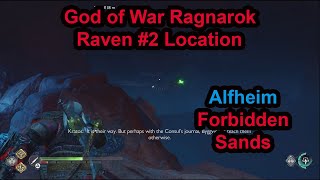 God of War Ragnarök Raven Location 2 Alfheim the Forbidden Sands [upl. by Lener818]