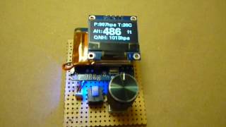 Altimeter with QNH adjustment DIY [upl. by Arrad108]