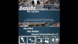 BENEFIZ FÜR SYRIEN IN HAMBURG 050114  ANSAAR INTERNATIONAL eV [upl. by Dragone131]